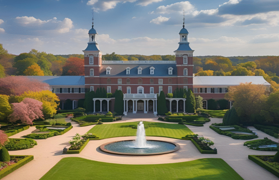 Alt: Longwood Gardens in Chester County, an iconic landmark near the single-family housing market.