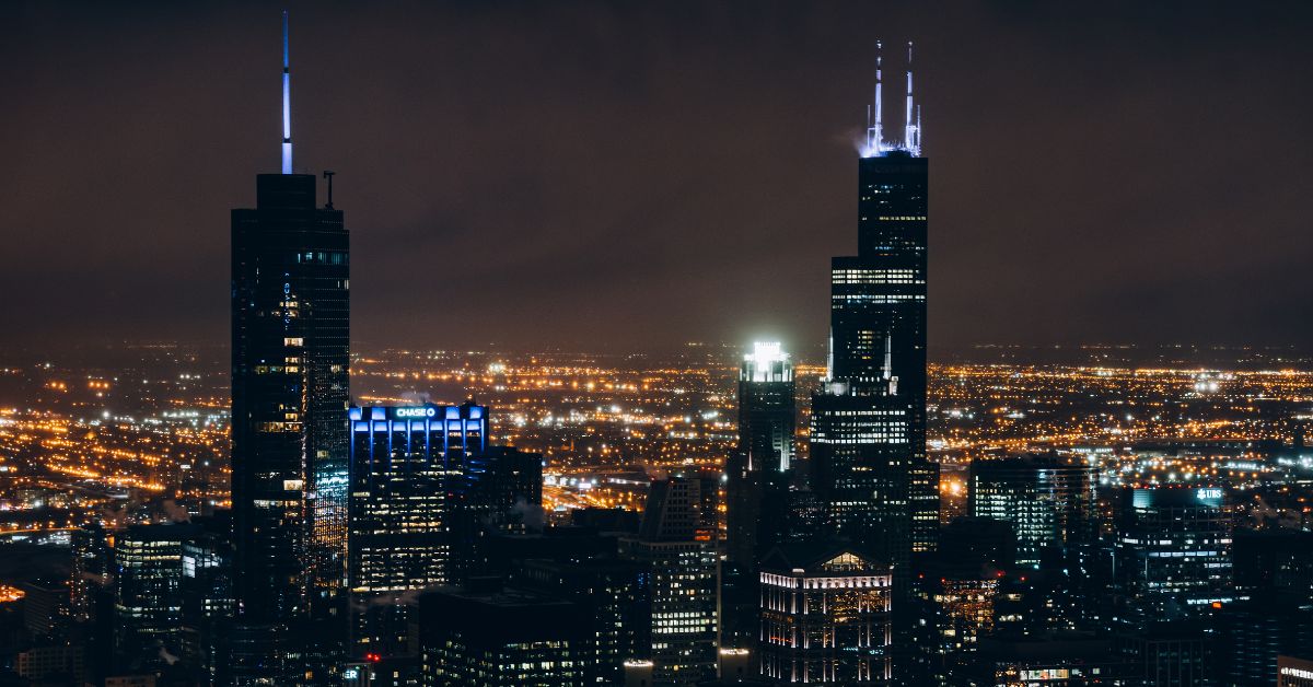 Chicago skyline representing PahRoo Appraisal & Consultancy’s trusted property appraisal services in Chicago, Dallas, and Philadelphia.