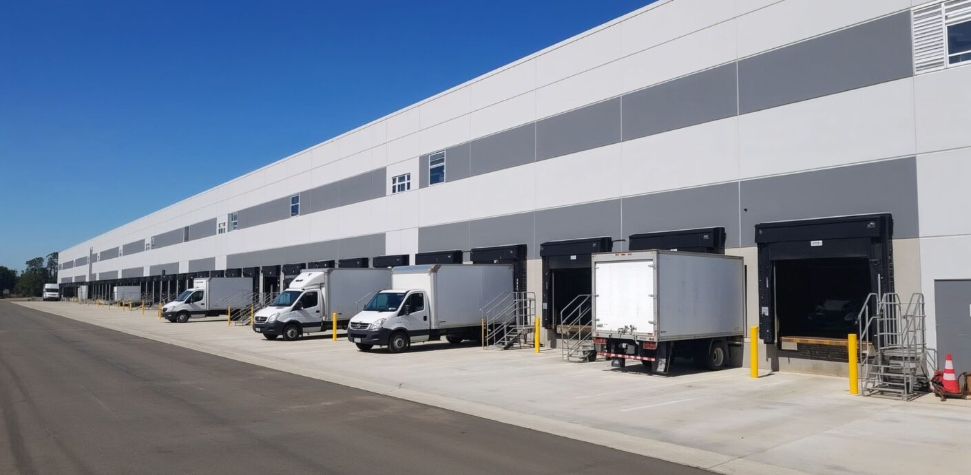 Modern distribution center with loading docks, subject of an industrial property appraisal