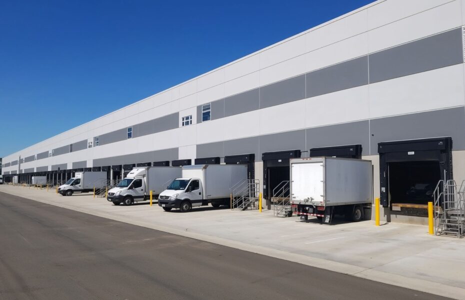 Modern distribution center with loading docks, subject of an industrial property appraisal