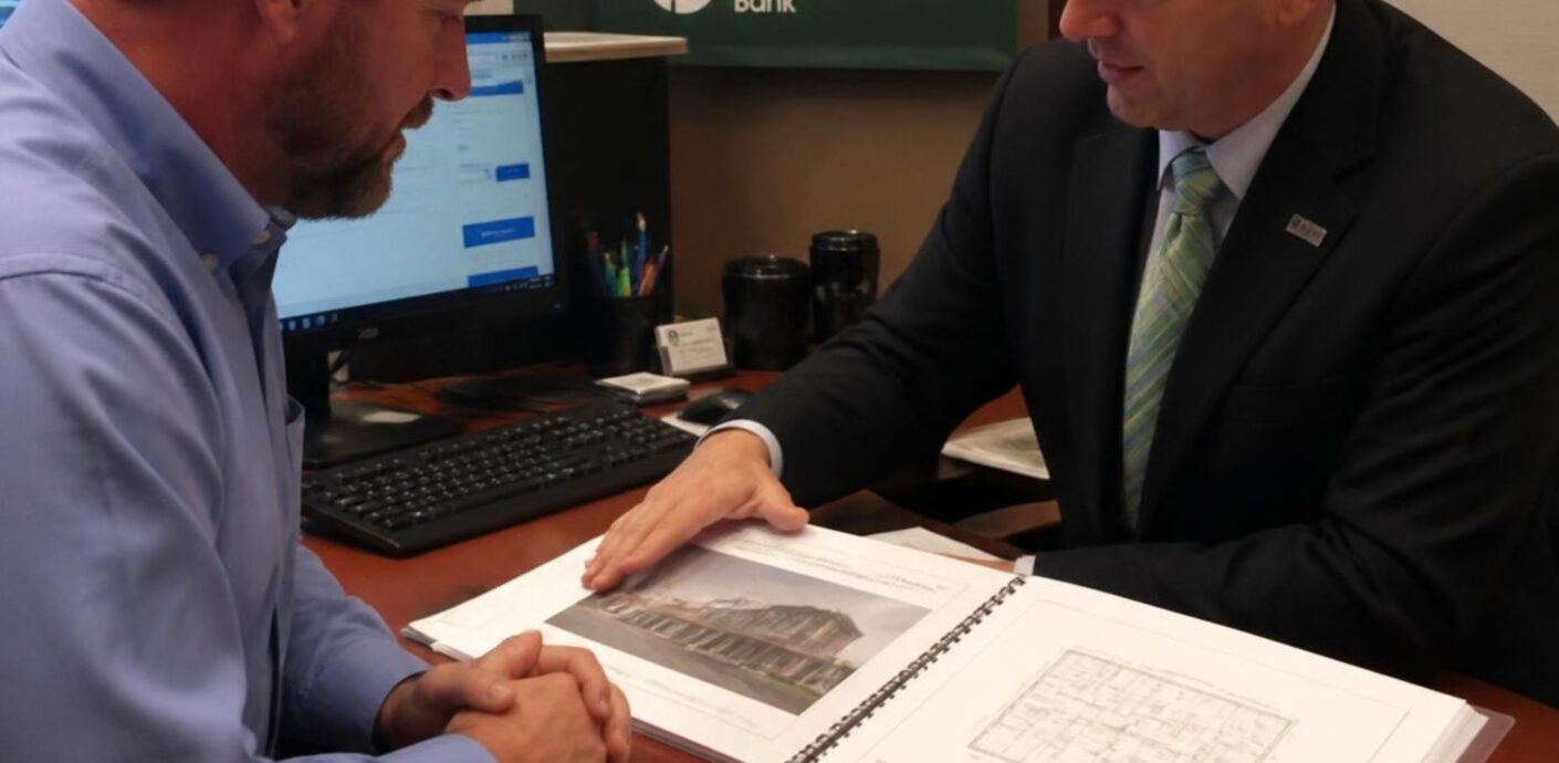 Lender reviewing an SBA appraisal report for a 7(a) loan on an owner-occupied commercial building