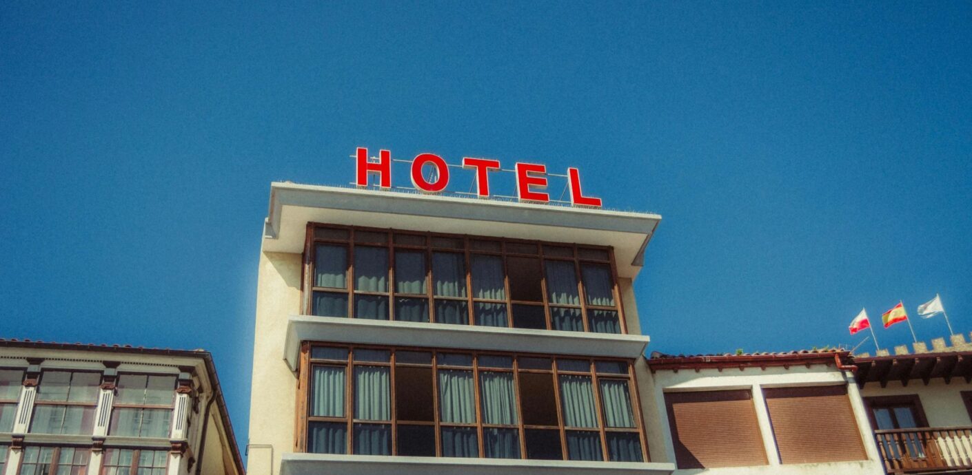 Suburban hotel whose business value is separated from the real estate in a tax appeal