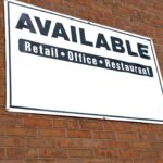 Partially leased retail strip center being appraised for a commercial refinance